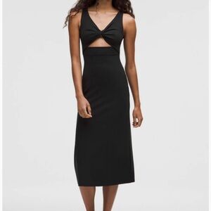 Lululemon Nulu Twist-Front Midi Dress
